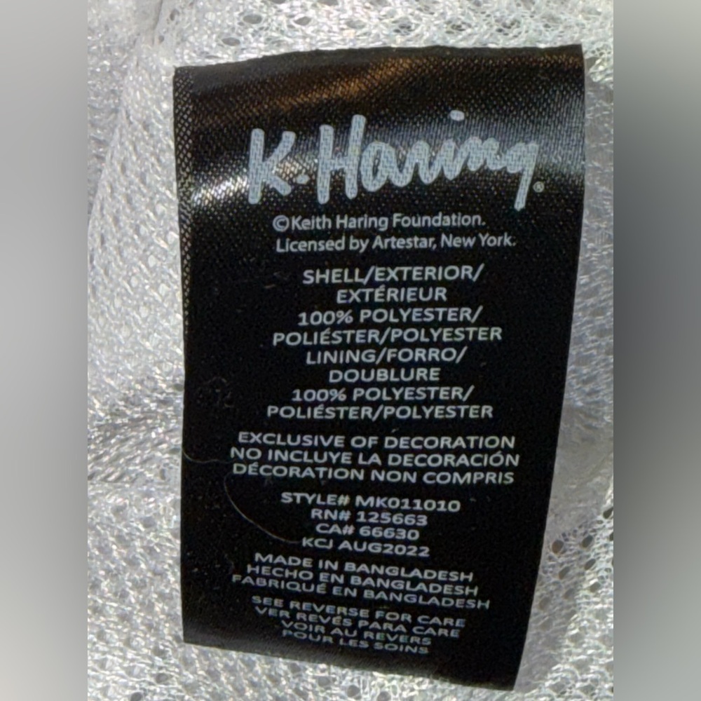 Members Only Keith Haring Windbreaker Zip Jacket - Picture 7 of 9